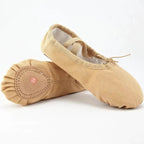 Mandotos men's soft sole exercise ballet shoes with ethnic dance design and cat claw details, ideal for art testing and dance performances.