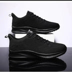 Mandotos Sports Flying Woven Cold Sticky Ultralight Casual Running Shoes with breathable mesh and lightweight design