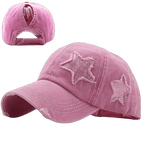 Mandotos star denim baseball cap featuring a classic design with a star detail on the front, casual style for everyday wear