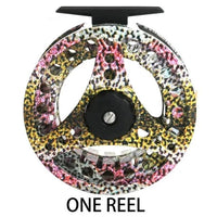 Mandotos Stream Master fishing reel with metal body and spool, designed for smooth casting and durability during fishing.
