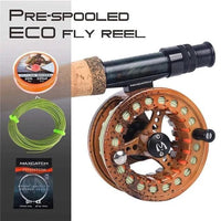 Mandotos Stream Master fishing reel with ergonomic handle, metal body, and spool for smooth casting and reeling.