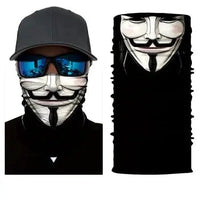 Mandotos SunGuard UV Shield Scarf in lightweight fabric, featuring a versatile design for sun protection and style.