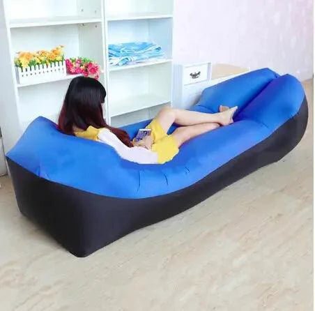 Mandotos SunScape inflatable lounger filled with air, designed for easy relaxation and outdoor comfort.
