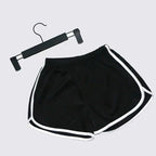 Mandotos women's thin summer elastic shorts with quick-drying, loose-fit design and anti-external wear features.