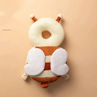 Mandotos toddler head protection pad with soft fabric and adjustable straps for safe, comfortable head support during play.
