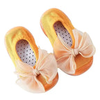 Mandotos toddler shoes in pastel colors with soft soles, suitable for little kids and easy to wear.