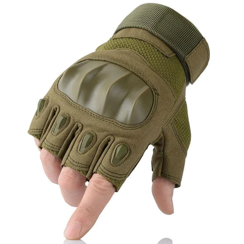 Mandotos touchscreen leather motorcycle gloves showing black leather construction and touchscreen-compatible fingertips.