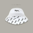 Mandotos Tropical Vibes men's Hawaiian bucket hat with vibrant tropical patterns and dual-style design for outdoor adventures.
