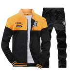 Mandotos two-piece men's casual set with comfortable pants and sweater, perfect for relaxed everyday wear.
