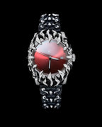 Mandotos unique special-shaped quartz watch with European style design, featuring a distinctive dial and elegant watch strap.