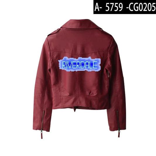 Mandotos Urban Chic Riverdale Jacket in stylish design, shown in black with a fitted silhouette and modern details.