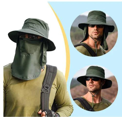 Mandotos UV Defense wide brim hat for outdoor adventures, featuring sun protection and breathable fabric for outdoor activities.