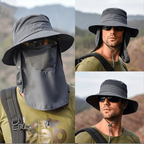 Mandotos UV Defense wide brim hat for outdoor adventures, featuring sun protection and breathable fabric for outdoor activities.
