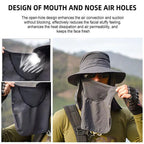 Mandotos UV Defense wide brim hat for outdoor adventures with sun protection and breathable fabric.