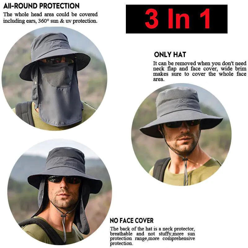 Mandotos UV Defense wide brim hat for outdoor adventures, lightweight sun protection with wide brim and breathable fabric.