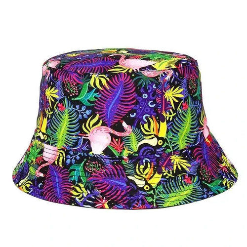 Mandotos UV Shield Bucket Hat with wide brim and adjustable strap, designed for sun protection and casual outdoor wear.