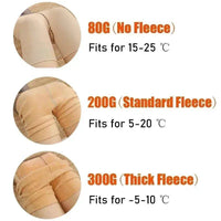 Mandotos winter velvet fleece thermal tights, high waist slim pantyhose in black, designed for warmth and comfort.