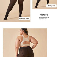 Mandotos winter velvet fleece thermal tights with high waist, slim fit, cozy thermal pantyhose for cold weather.