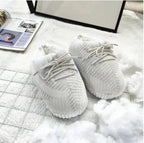 Mandotos winter warm slippers with plush lining, indoor comfort footwear, featuring cozy fabric and slip-on design.