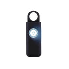 Mandotos women's self-defense safety alarm with keychain and flashing LED light for personal security and emergency alert.