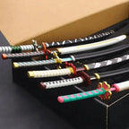 Mandotos Zenitsu Agatsuma Katana toy with detailed blade and handle, perfect for anime fans and collectors.