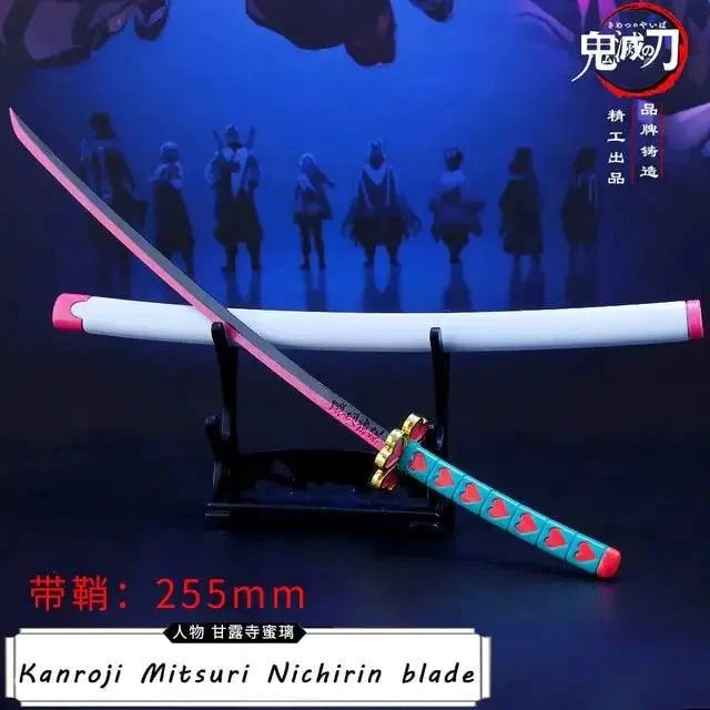 Mandotos Zenitsu Agatsuma katana toy with detailed handle and blade, perfect for cosplay or display.