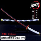 Mandotos Zenitsu Agatsuma katana toy with detailed handle and blade, perfect for fans of Demon Slayer anime.