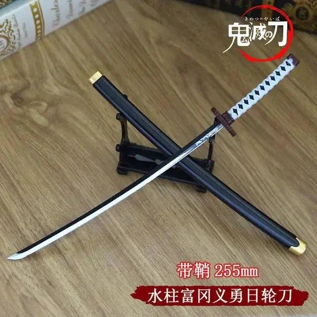 Mandotos Zenitsu Agatsuma katana toy with detailed blade and handle, perfect for anime fans and collectors.
