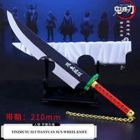 Mandotos Zenitsu Agatsuma toy katana with detailed hilt and blade, perfect for collectors and fans of Demon Slayer.