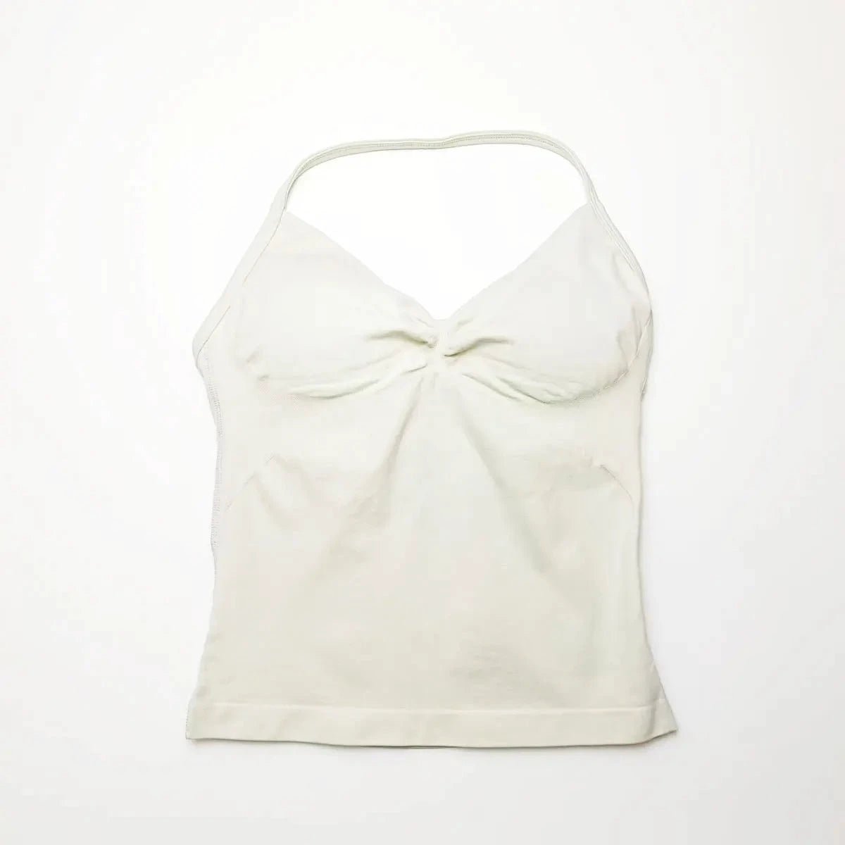 NCLAGEN Impact longline strappy sports yoga vest for women with open back design, ideal for gym, running, and workout activities