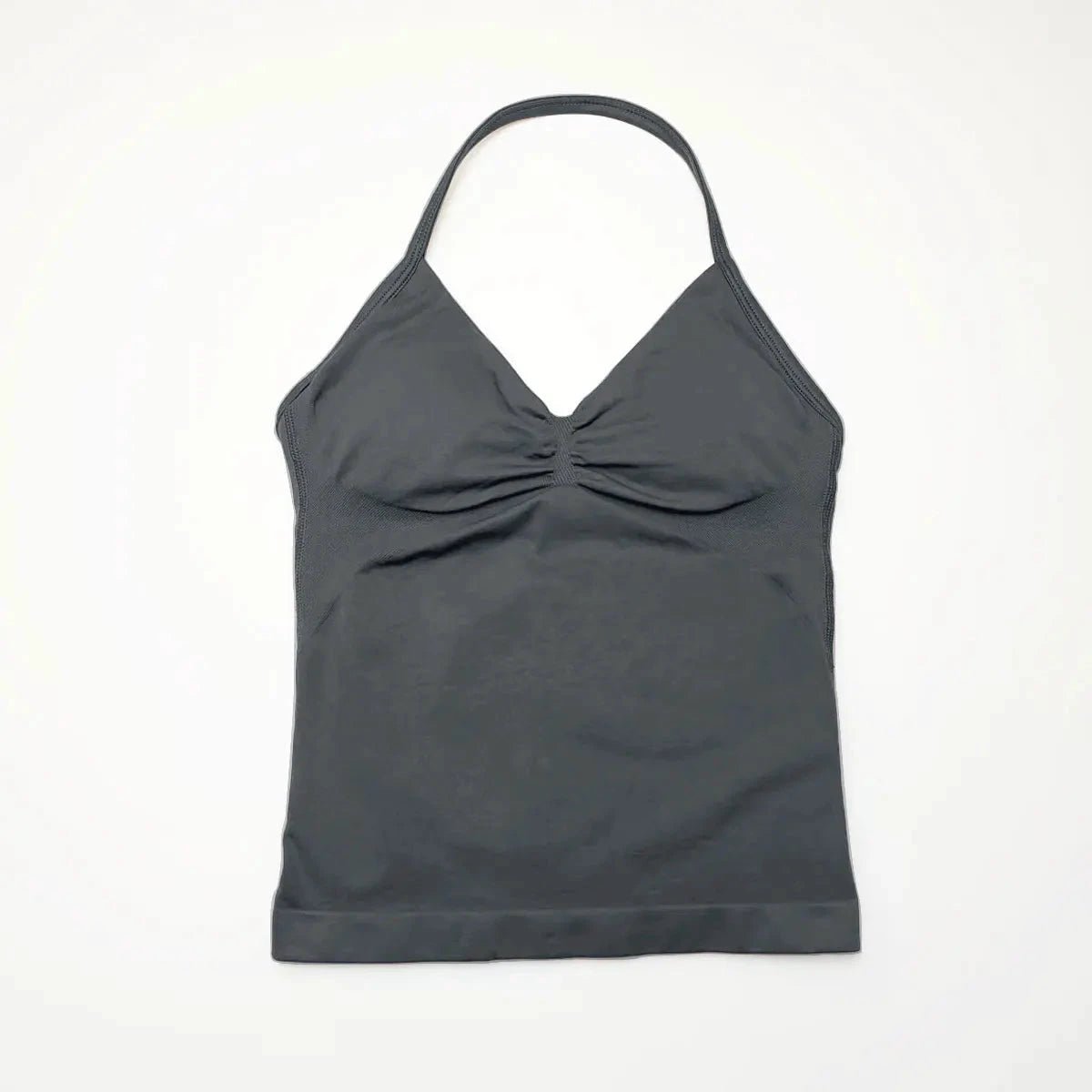 NCLAGEN Impact longline strappy sports yoga vest for women, open-back design, ideal for gym, running, and workout activities.