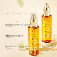 Perfume Soft Hair Care Oil and Anti-Static Spray for frizz-free, hydrated hair with nourishing, lightweight formula.